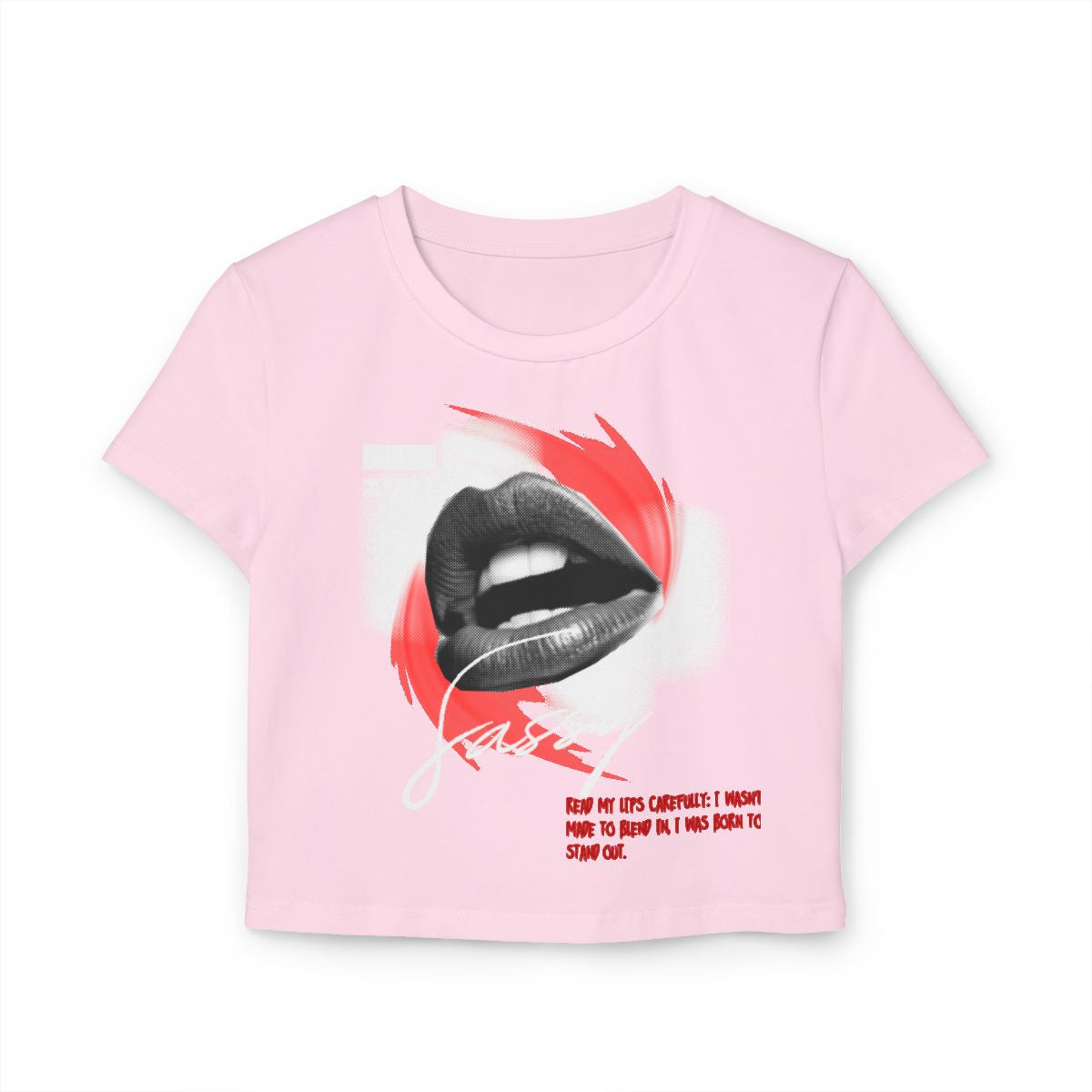 Sassy crop top baby tee