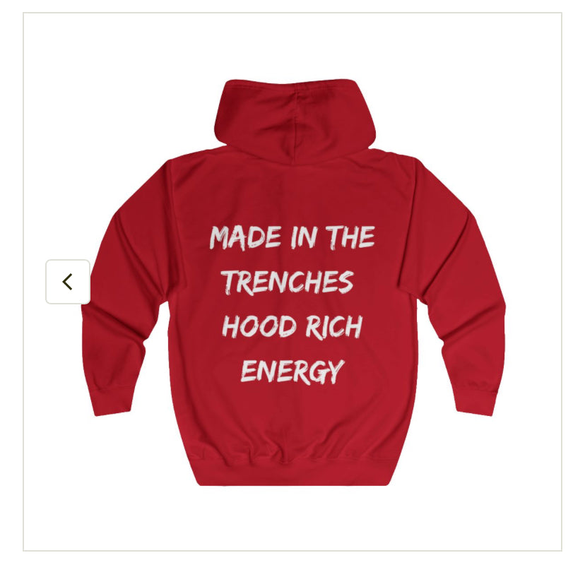 Hood Rich Zip up Hoodie