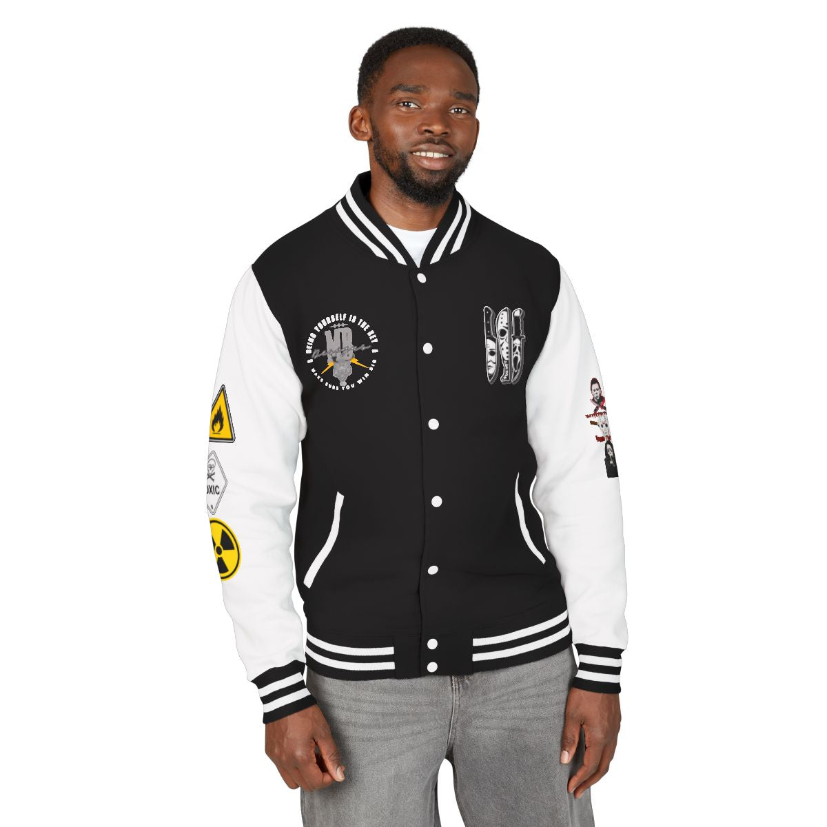 Thug Life Halloween Varsity Jacket
