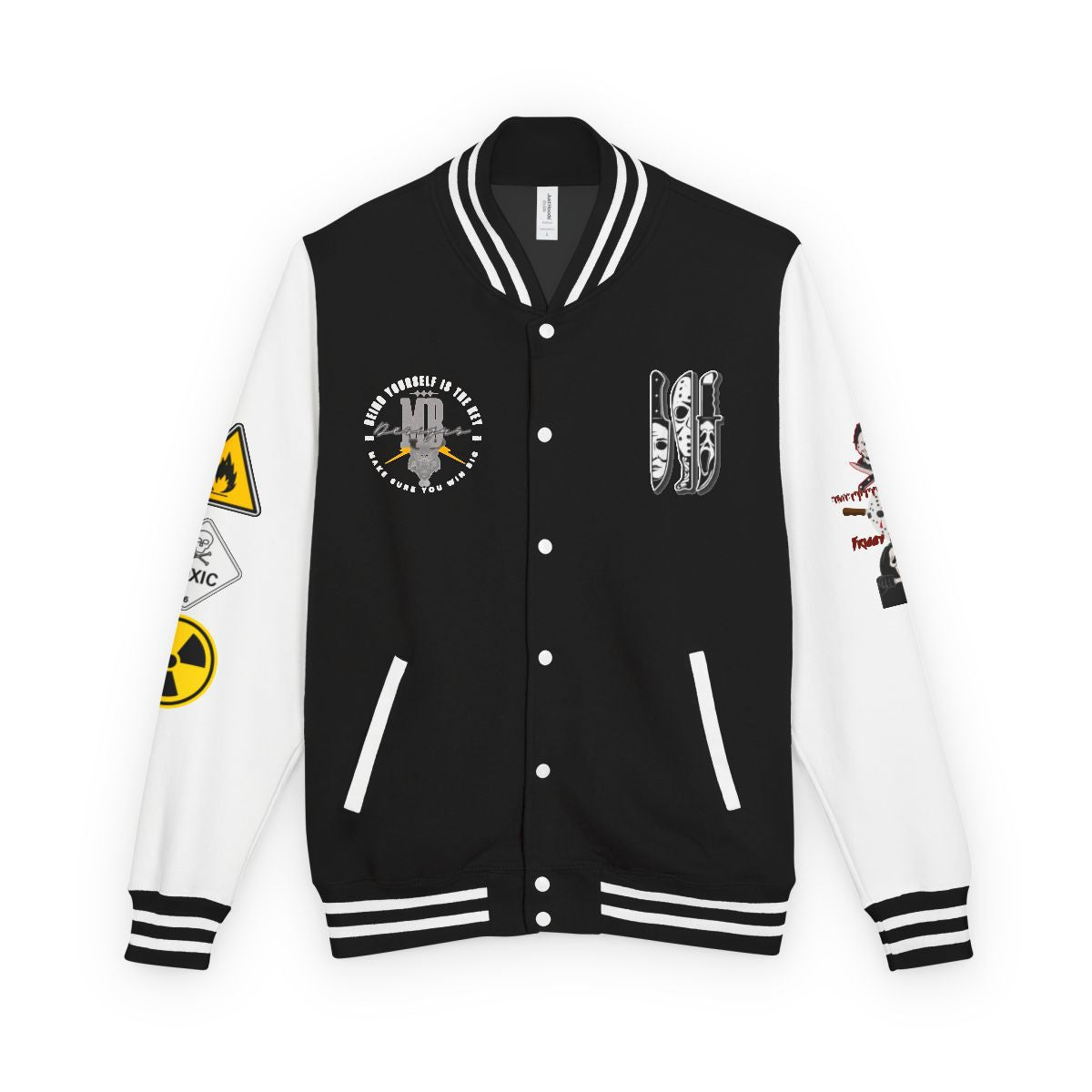 Thug Life Halloween Varsity Jacket