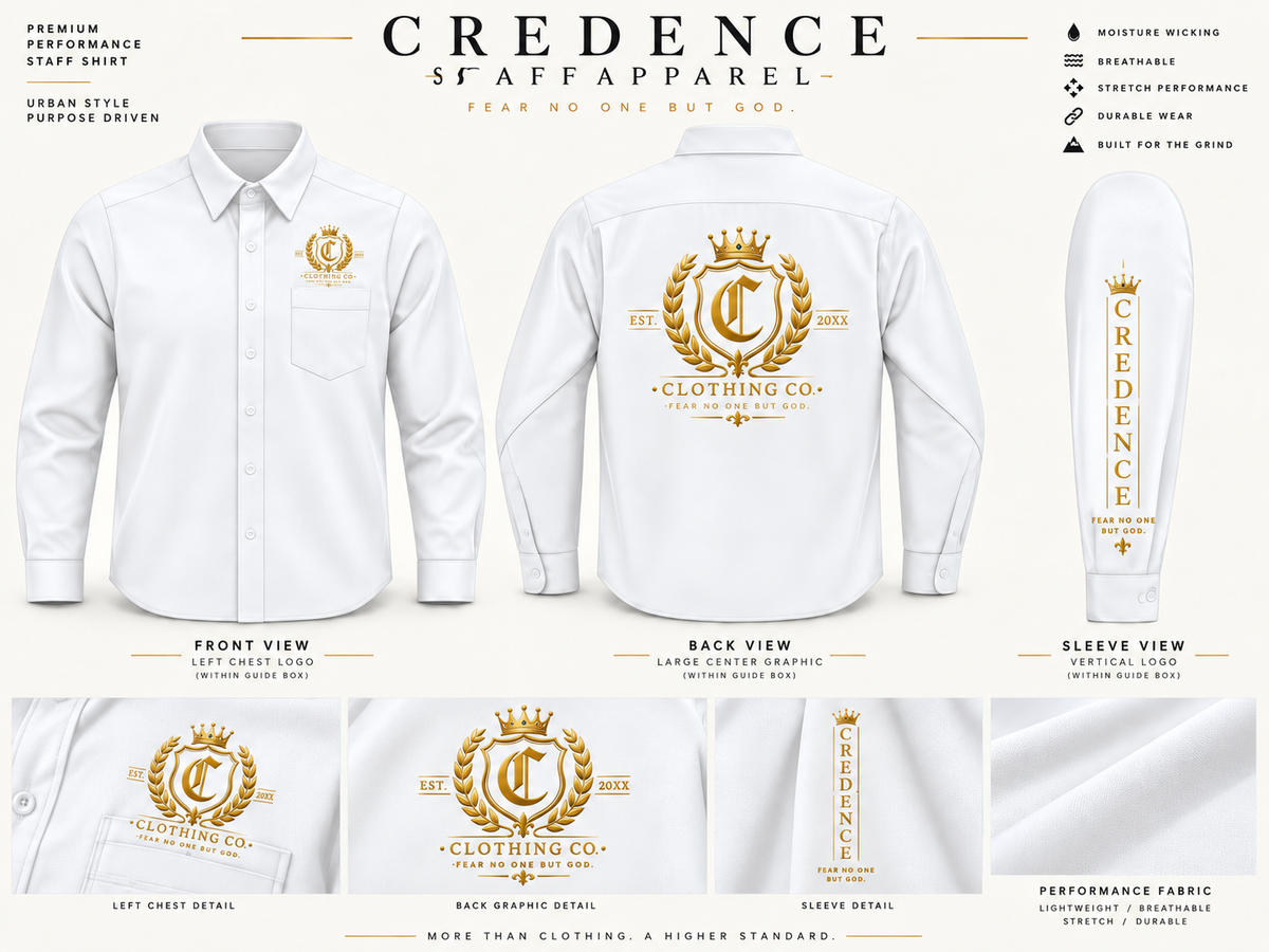 Credence long sleeve button up shirt
