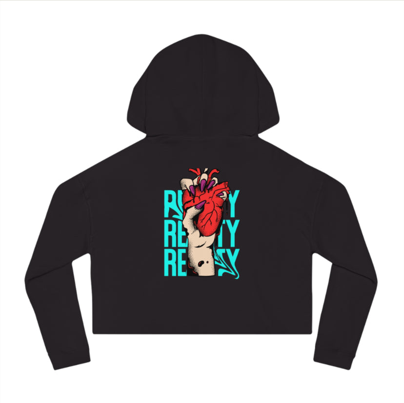 Love Really Crop Hoodie