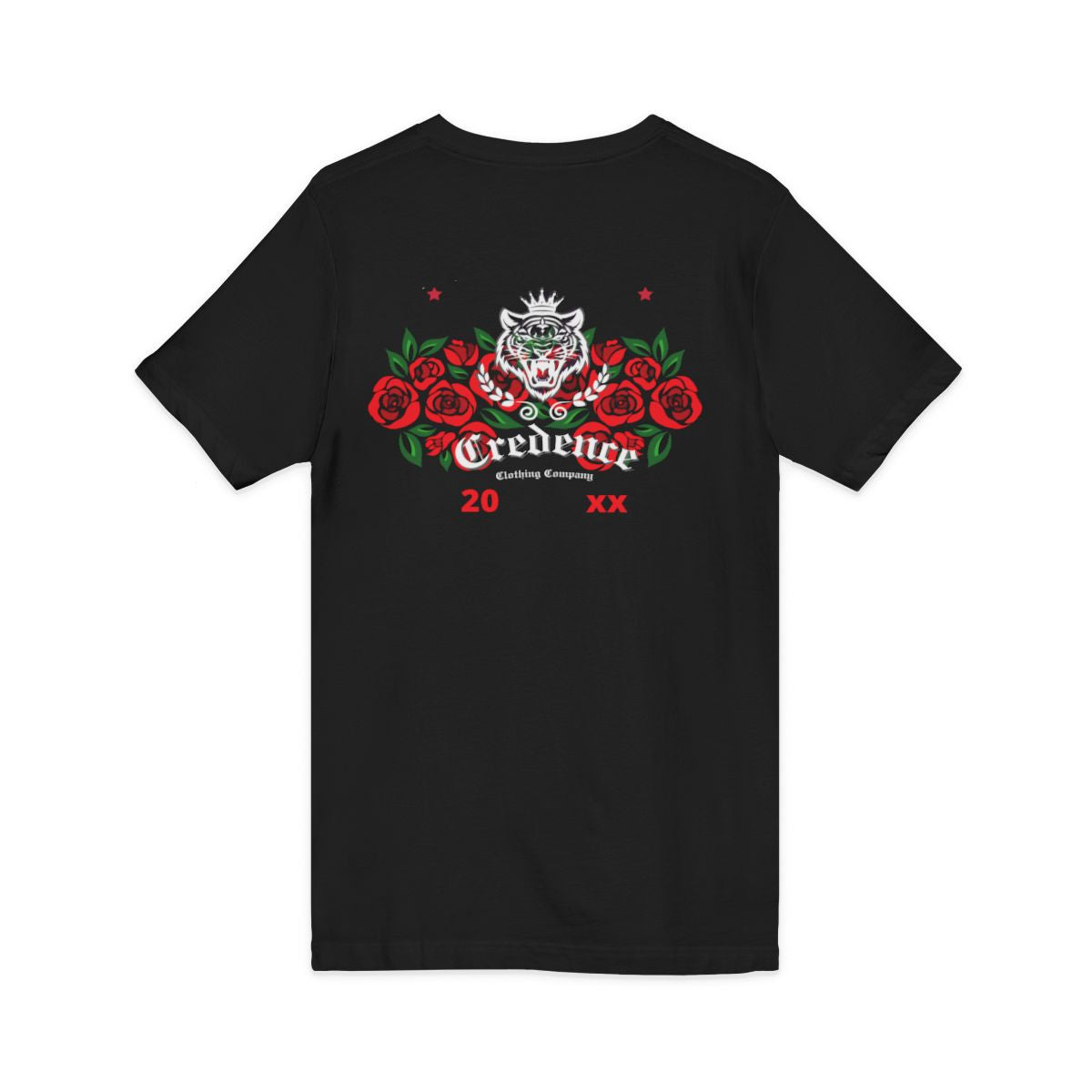 Xoxo women’s jersey v-neck T-shirt (short sleeve