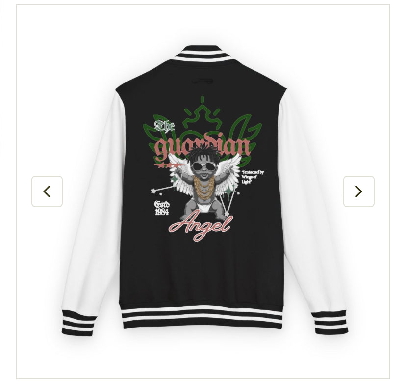 The Guardian Angel Varsity jacket