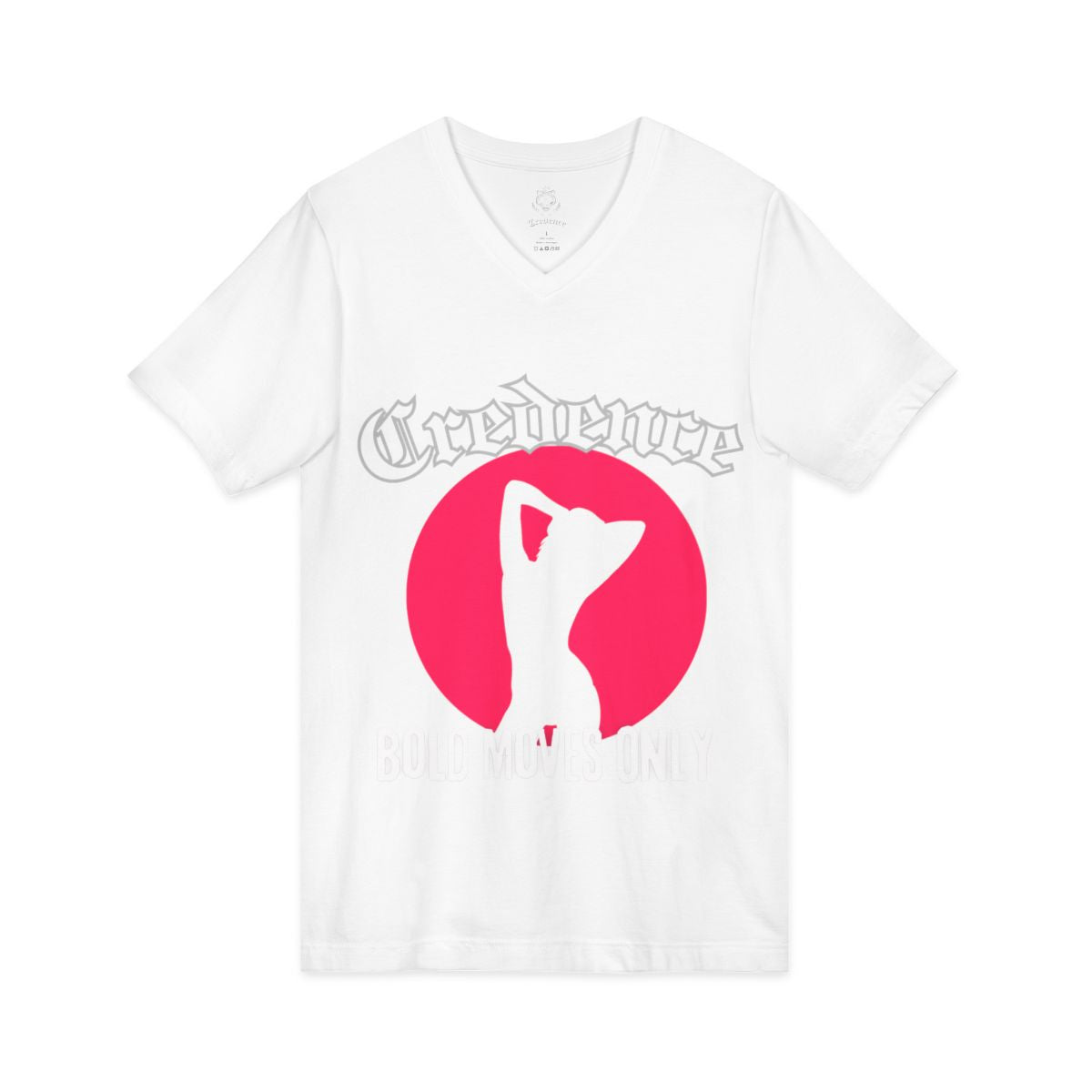 Bold moves jersey v-neck t-shirts (short sleeve