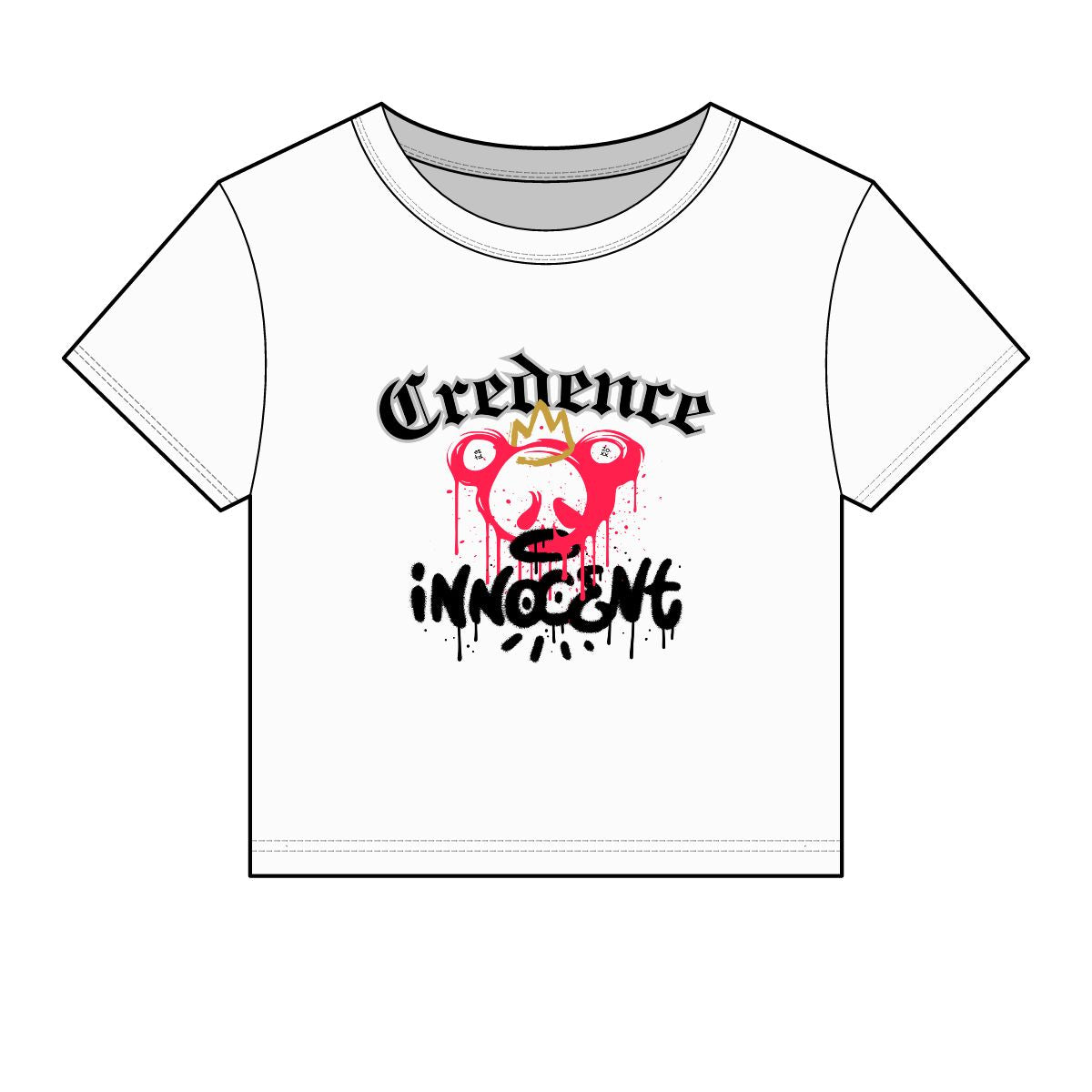 Innocent Woman’s micro rib baby tee