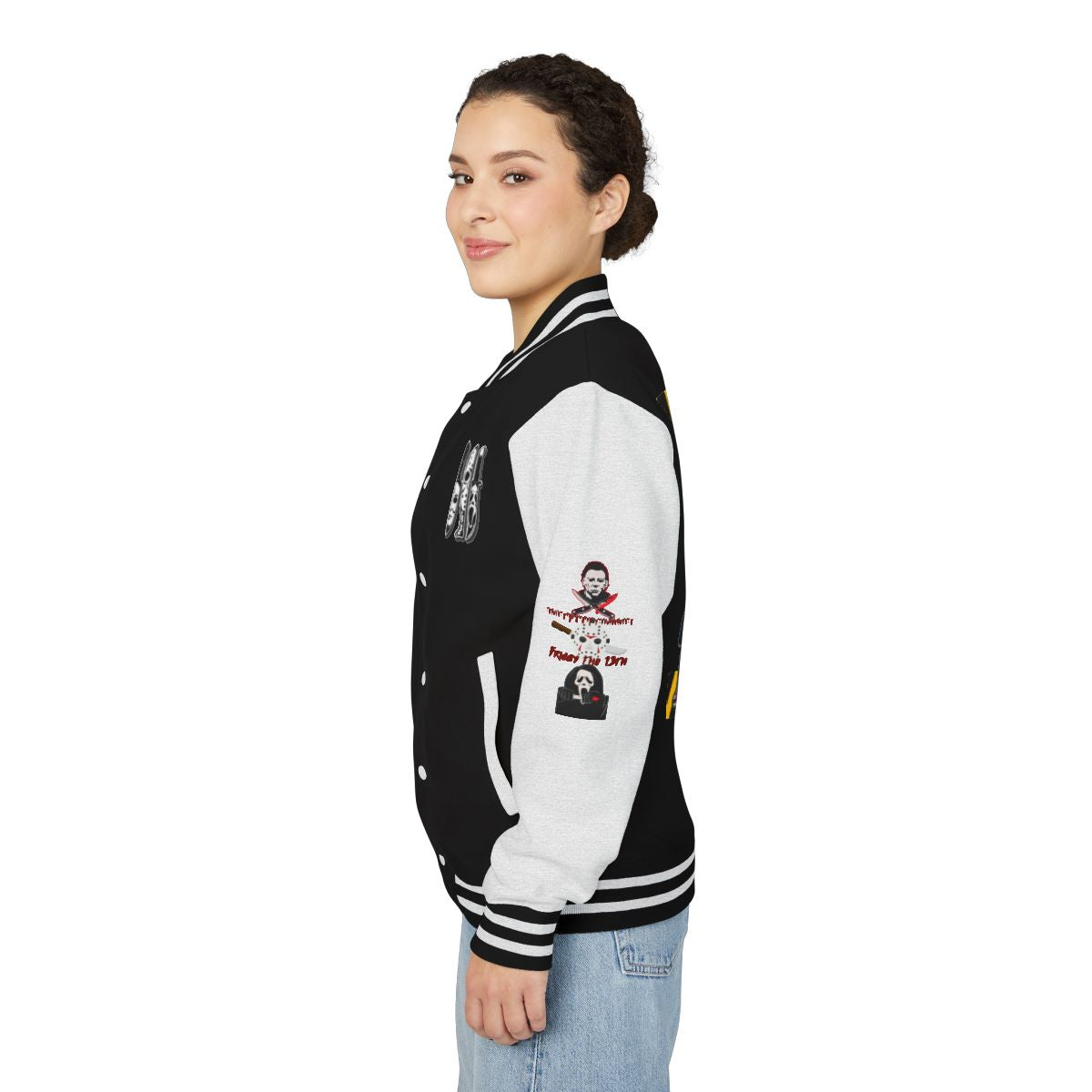 Thug Life Halloween Varsity Jacket
