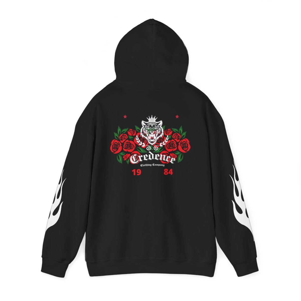 Credence Flame and roses pullover Hoodie