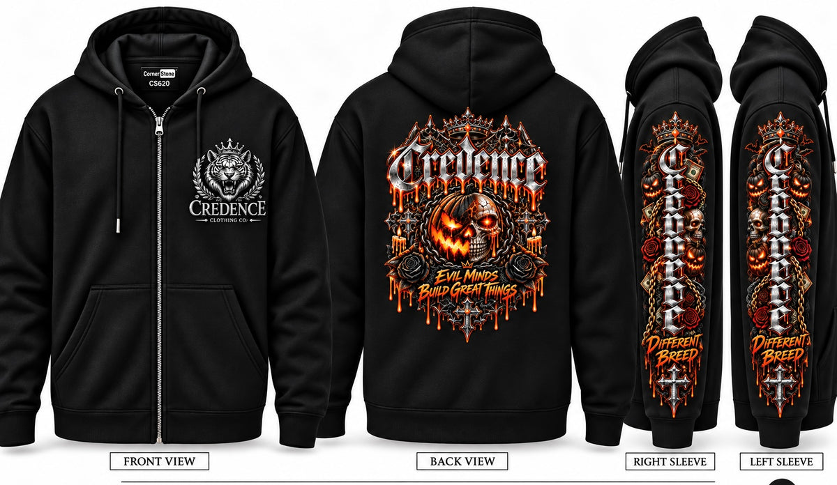 Jack-o-lantern zip up hoodie