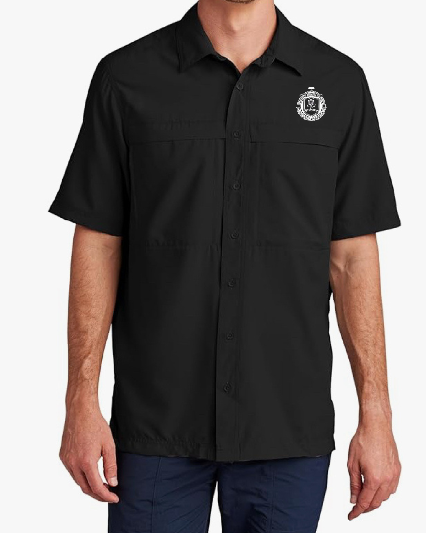 Credence Botton up short sleeve shirt