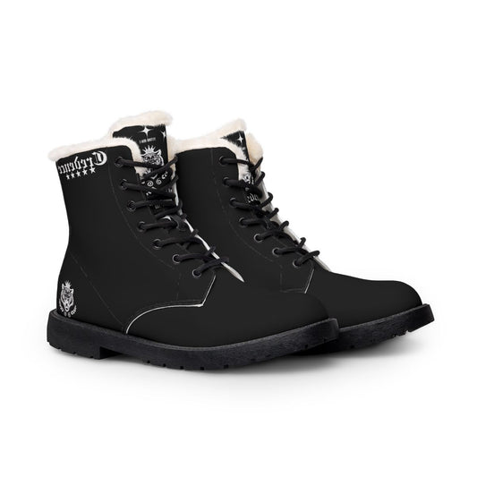 Credence Men Leather Fur Boots