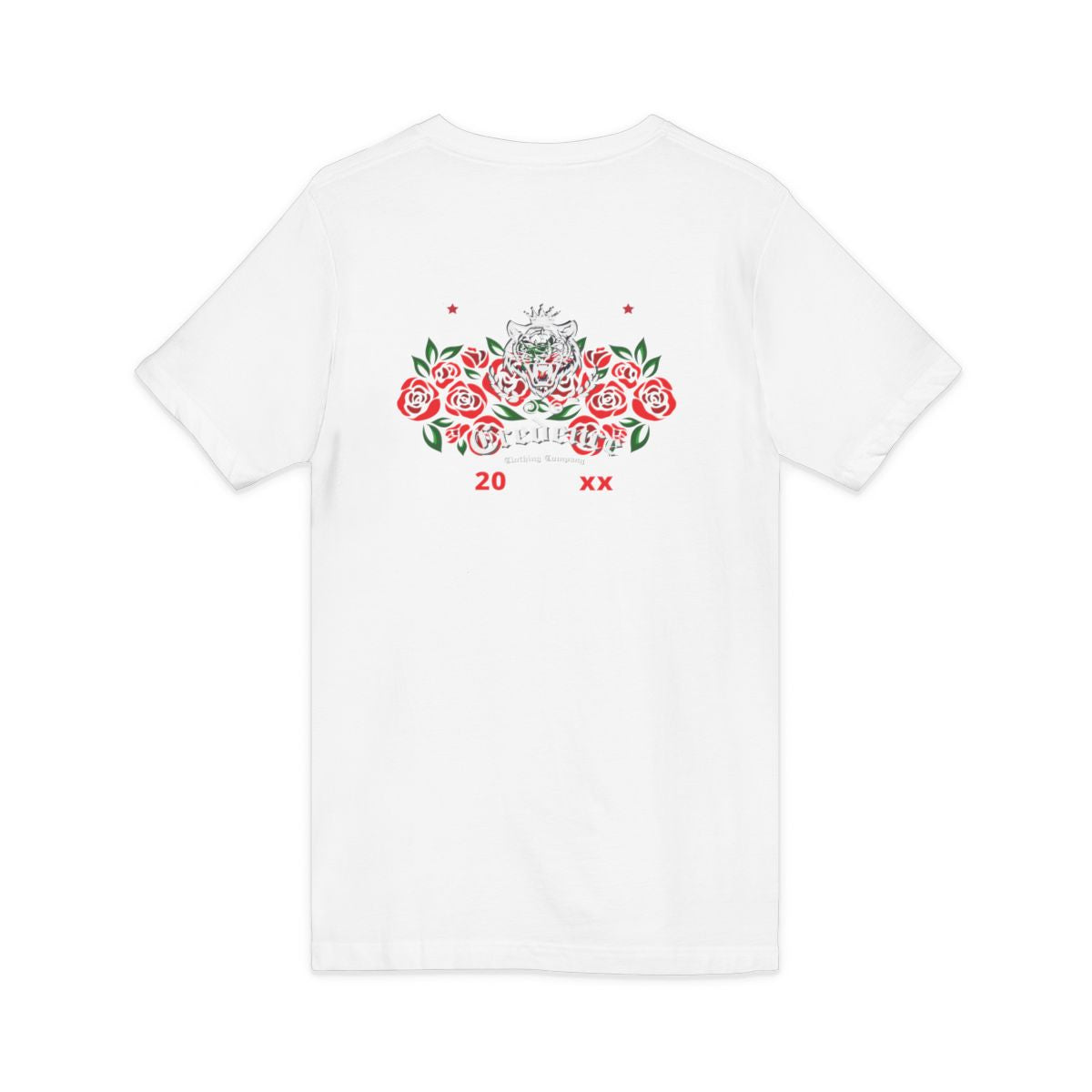 Wet cherries women’s jersey v-neck T-shirt (short sleeve