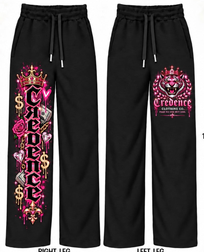 Credence pink joggers
