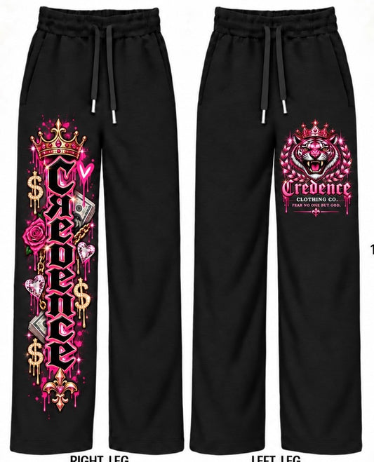 Credence pink joggers
