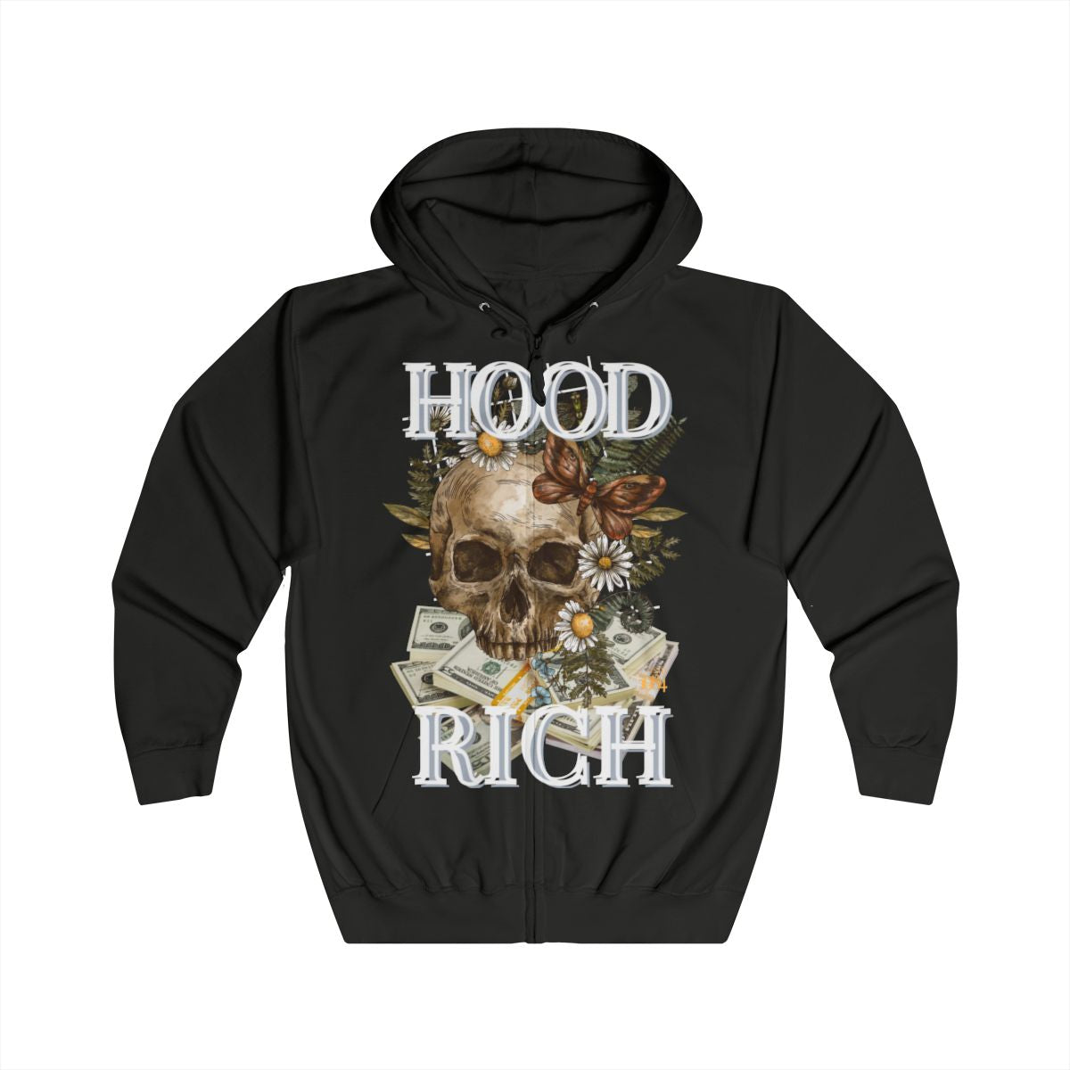 Hood Rich Zip up Hoodie