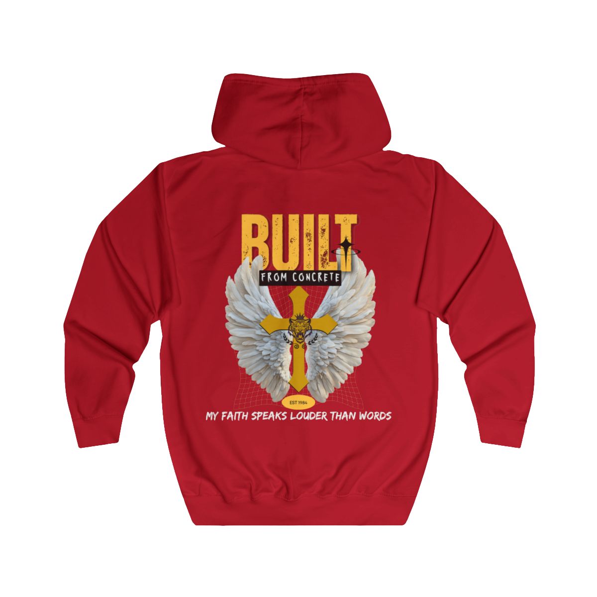 Built from concrete Zip up Hoodie
