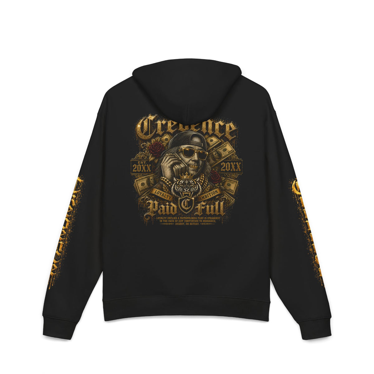 Credence paid in full pullover hoodie