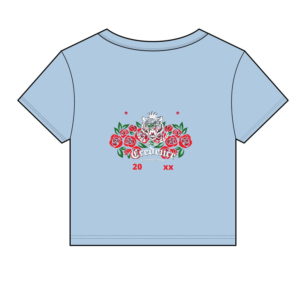 Cherries Women Micro Rib Baby Tee