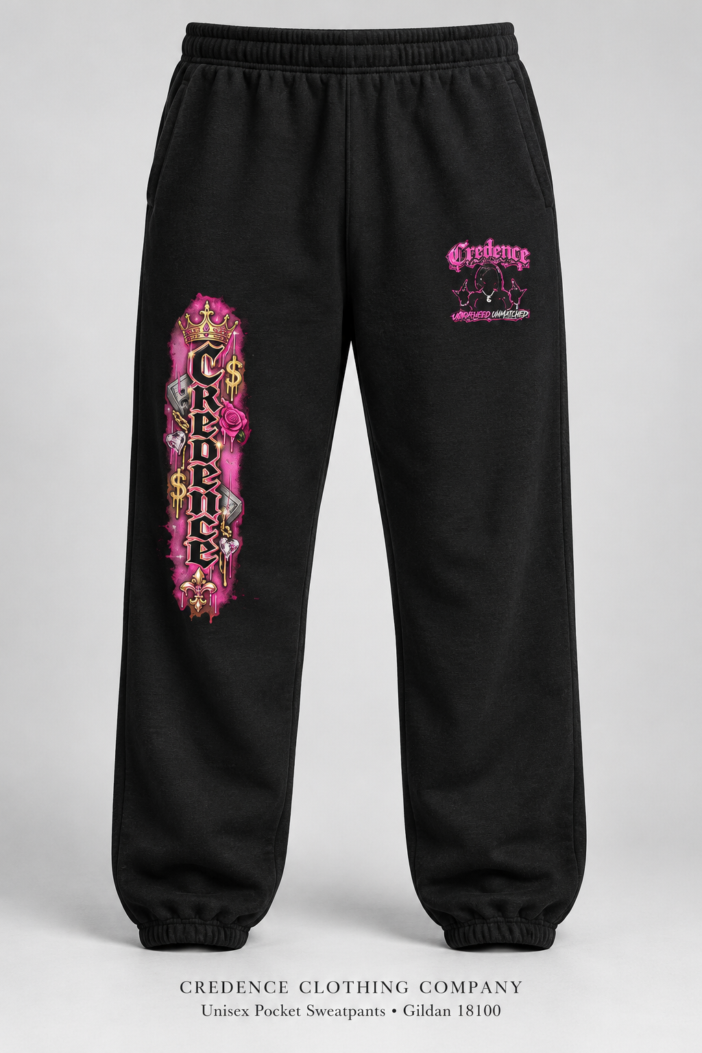 Credence unbothered and unmatched joggers