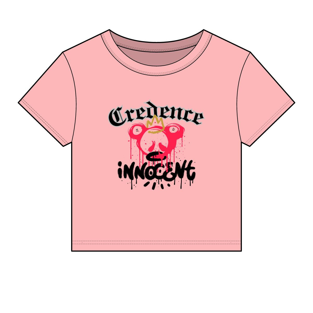 Innocent Woman’s micro rib baby tee
