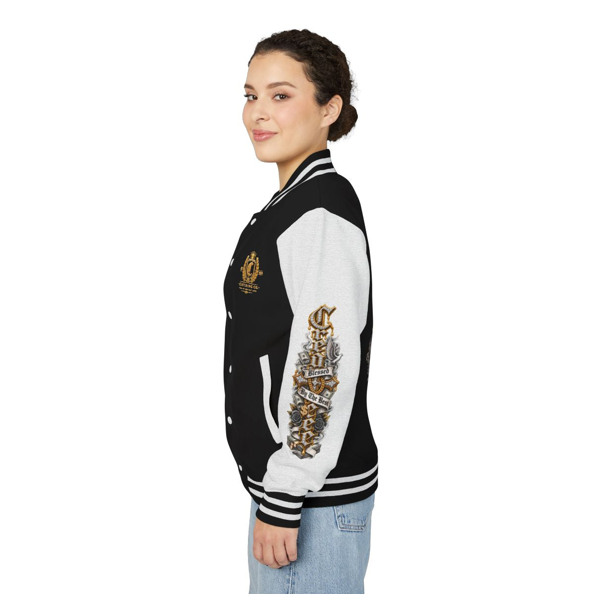 Credence heavyweight Letterman jacket ￼