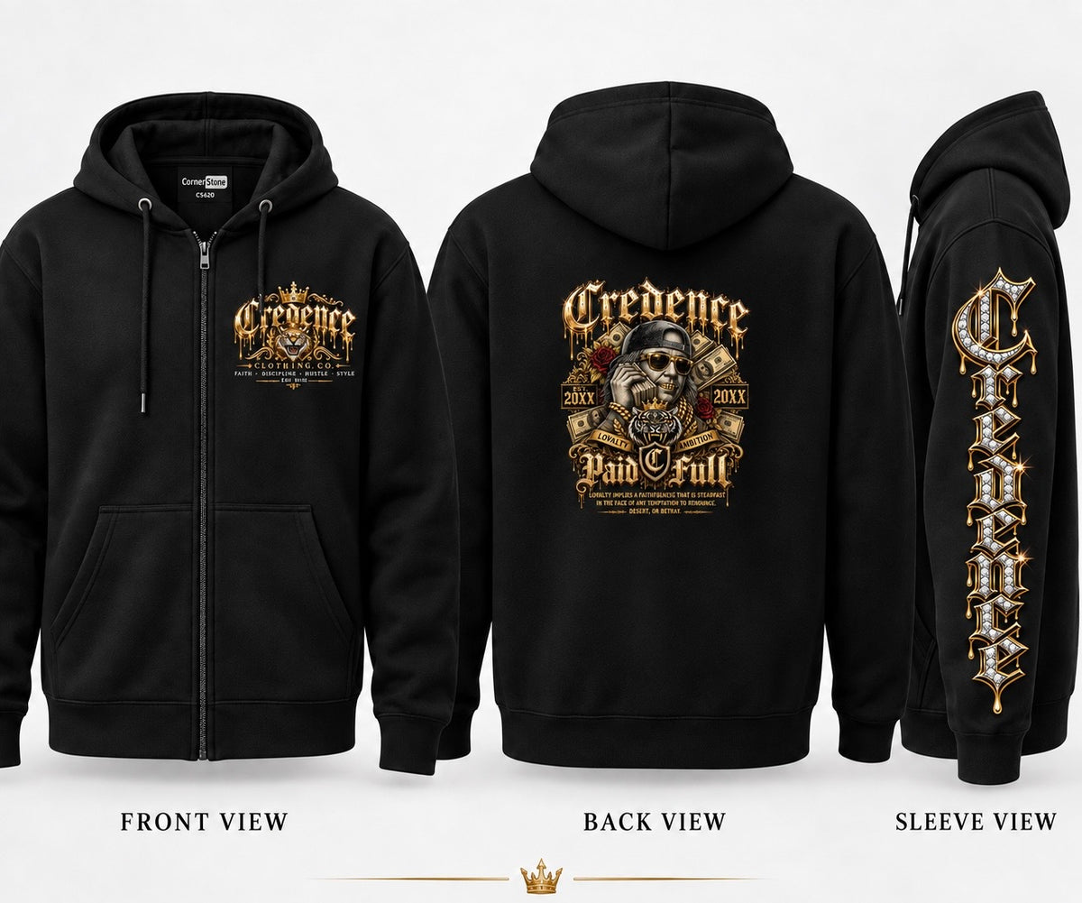 Credence zip up hoodie