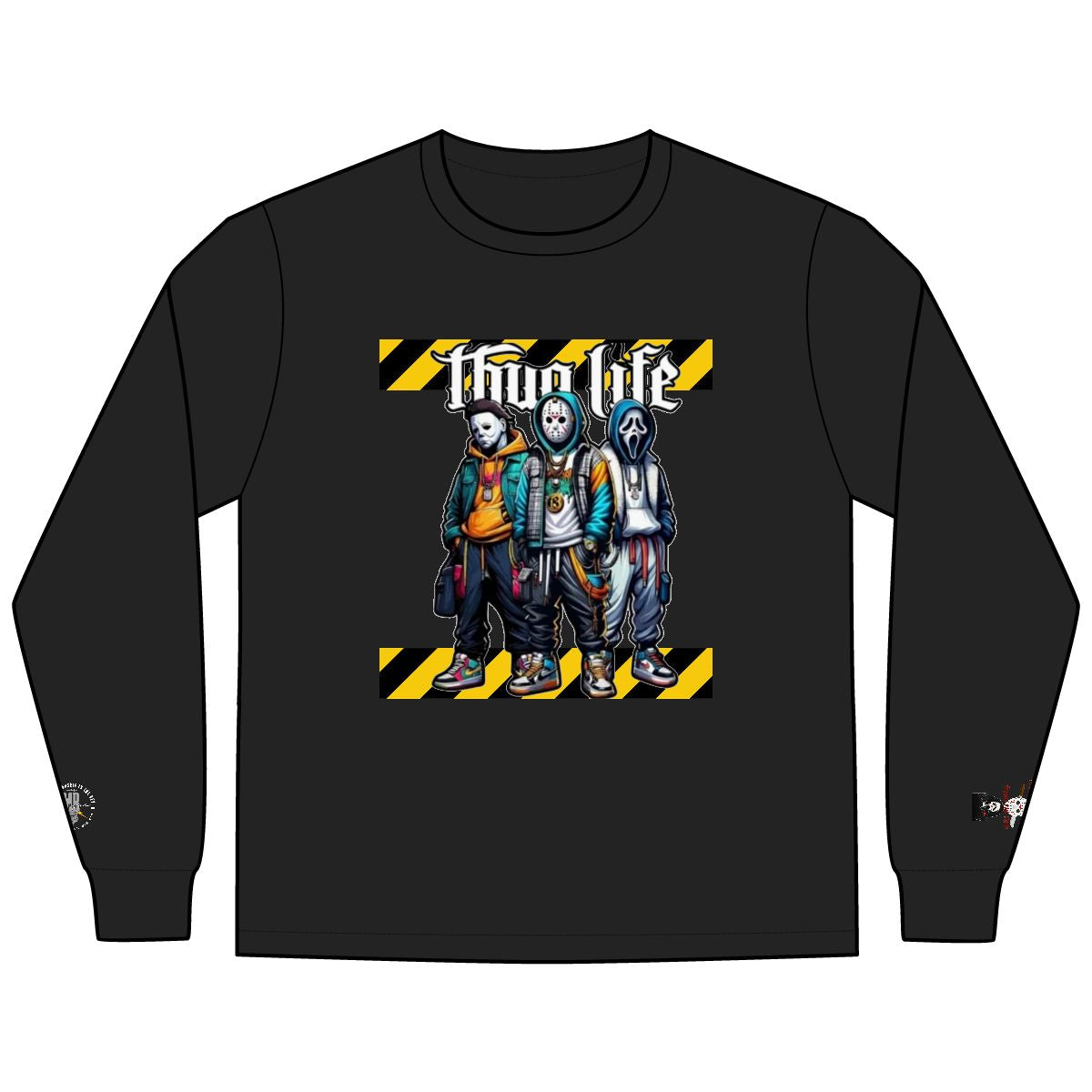 Thug Life Halloween Long sleeve T shirts