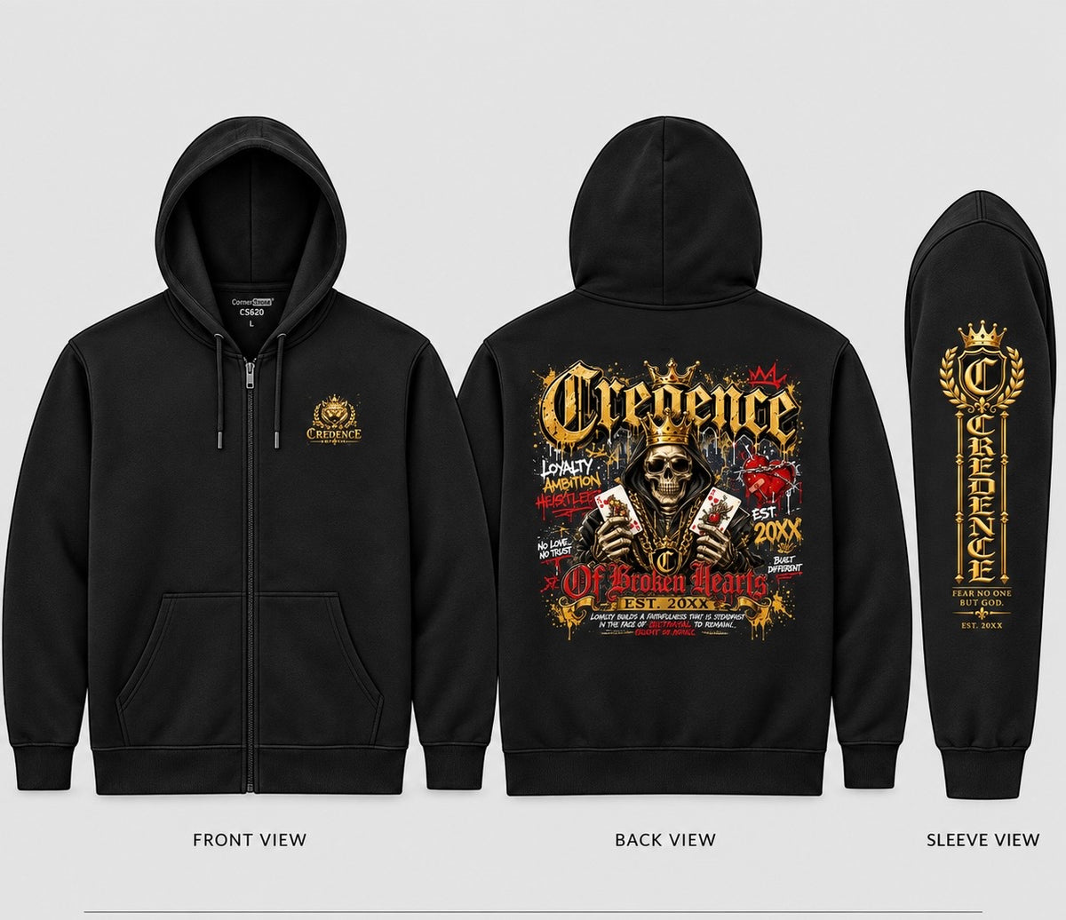 Credence zip up hoodie