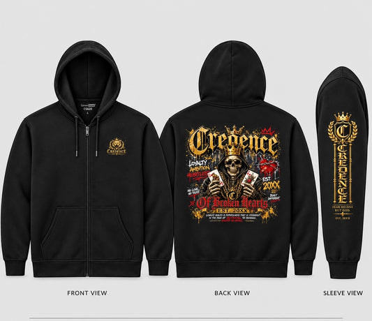 Credence zip up hoodie