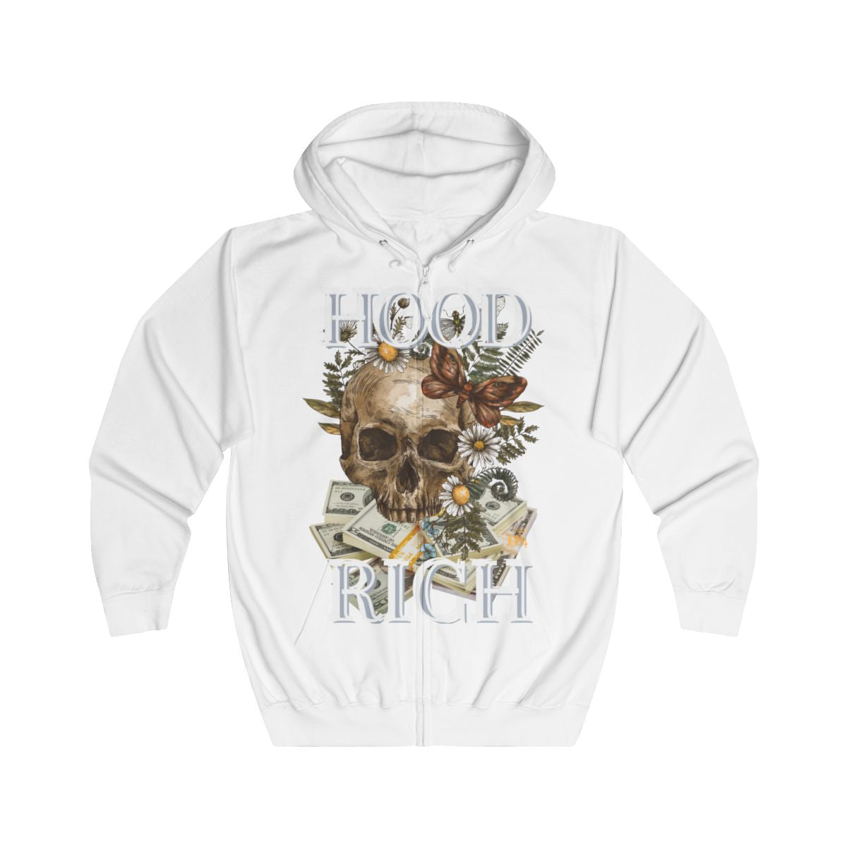 Hood Rich Zip up Hoodie
