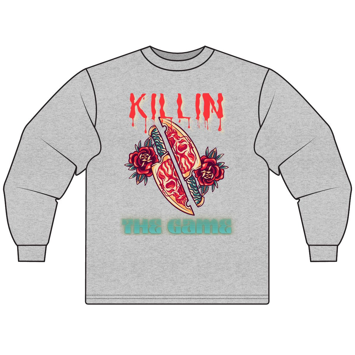 Killin the Game Long sleeve shirt