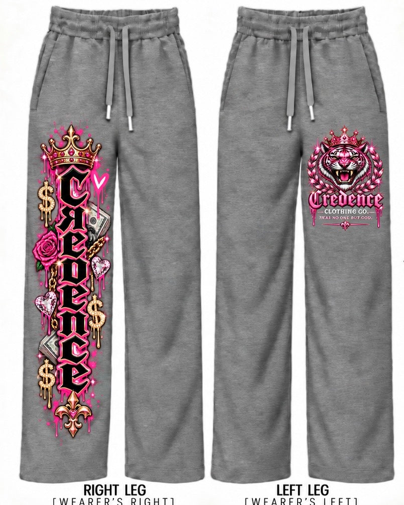 Credence pink joggers