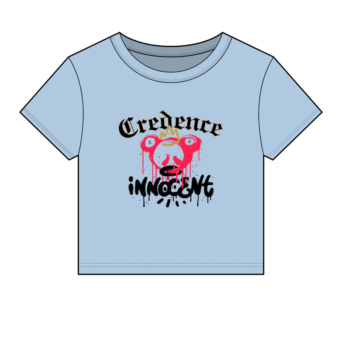 Innocent Woman’s micro rib baby tee
