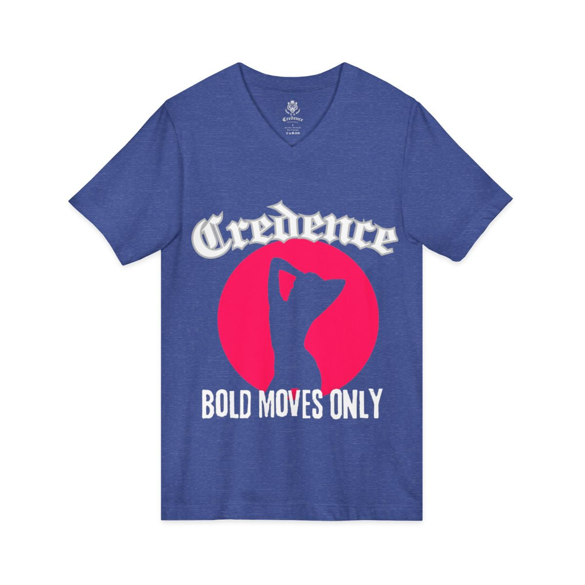 Bold moves jersey v-neck t-shirts (short sleeve