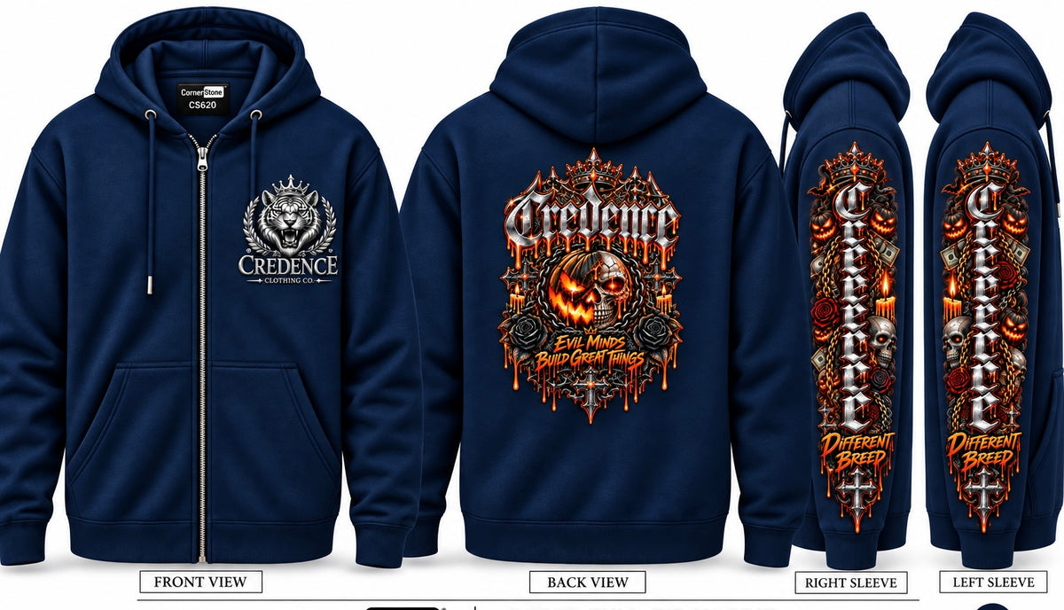Jack-o-lantern zip up hoodie