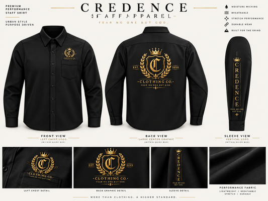 Credence long sleeve button up shirt