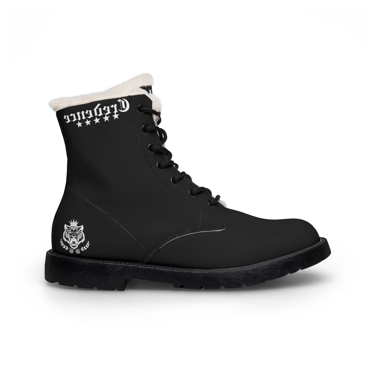 Credence Men Leather Fur Boots