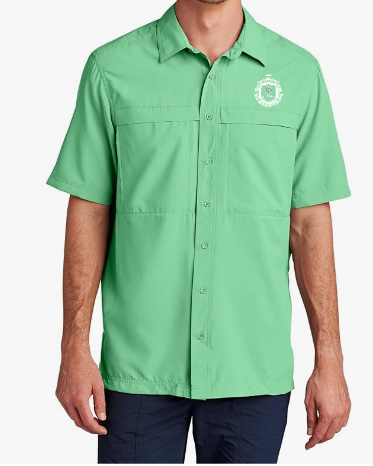 Credence Botton up short sleeve shirt