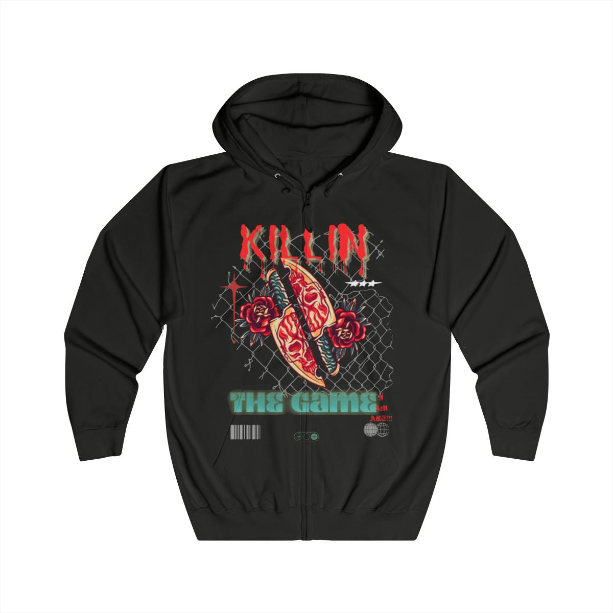 Killin the Game Zip Up Hoodie