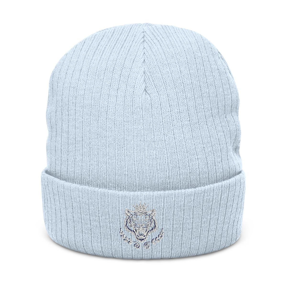 Mbdesigns Ribbed Beanie (Embroidered)