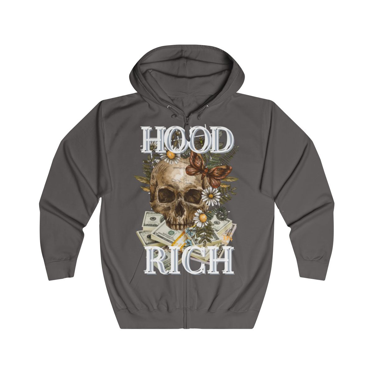 Hood Rich Zip up Hoodie