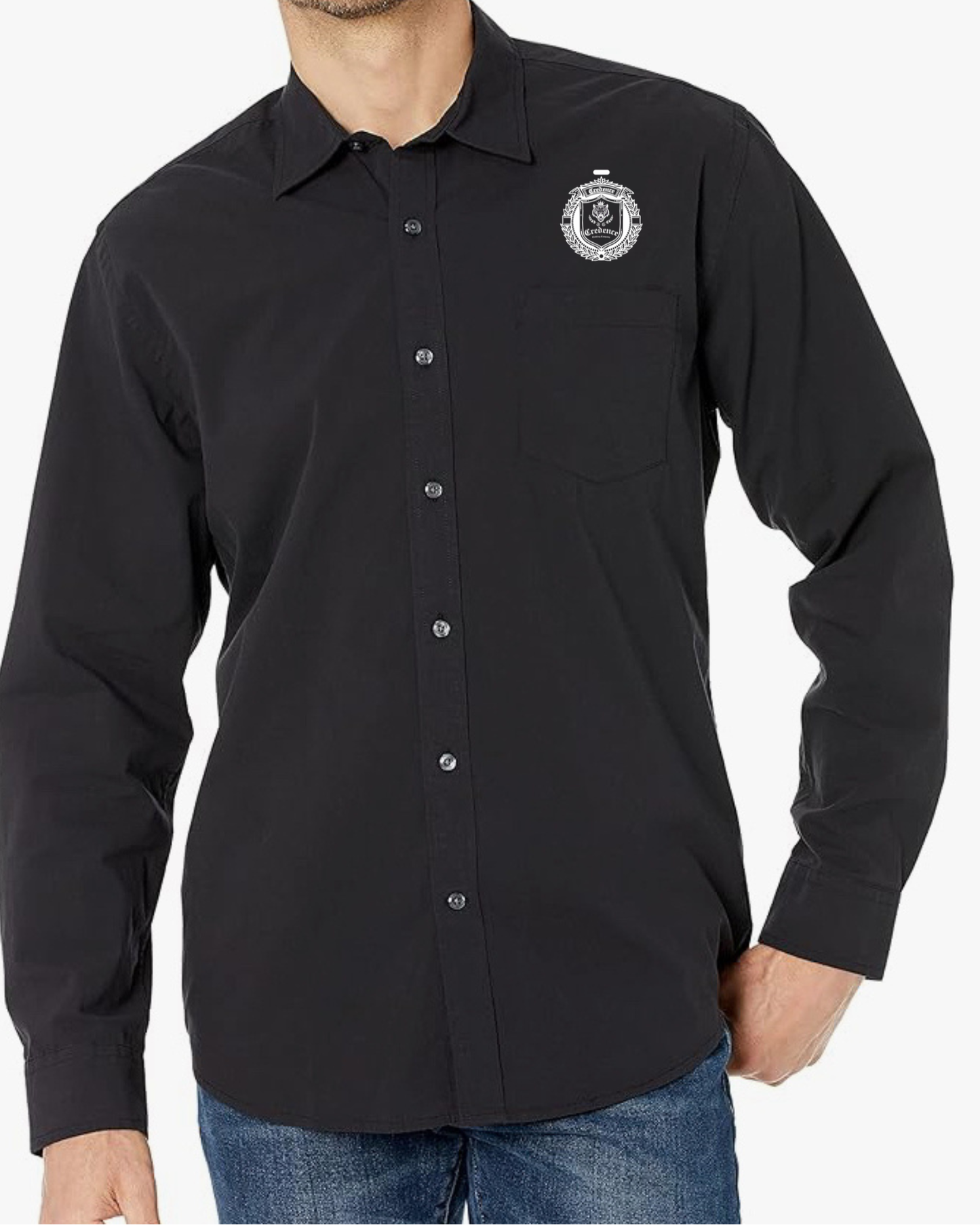 Mbdesigns Men’s Long Sleeve Botton Up Shirt