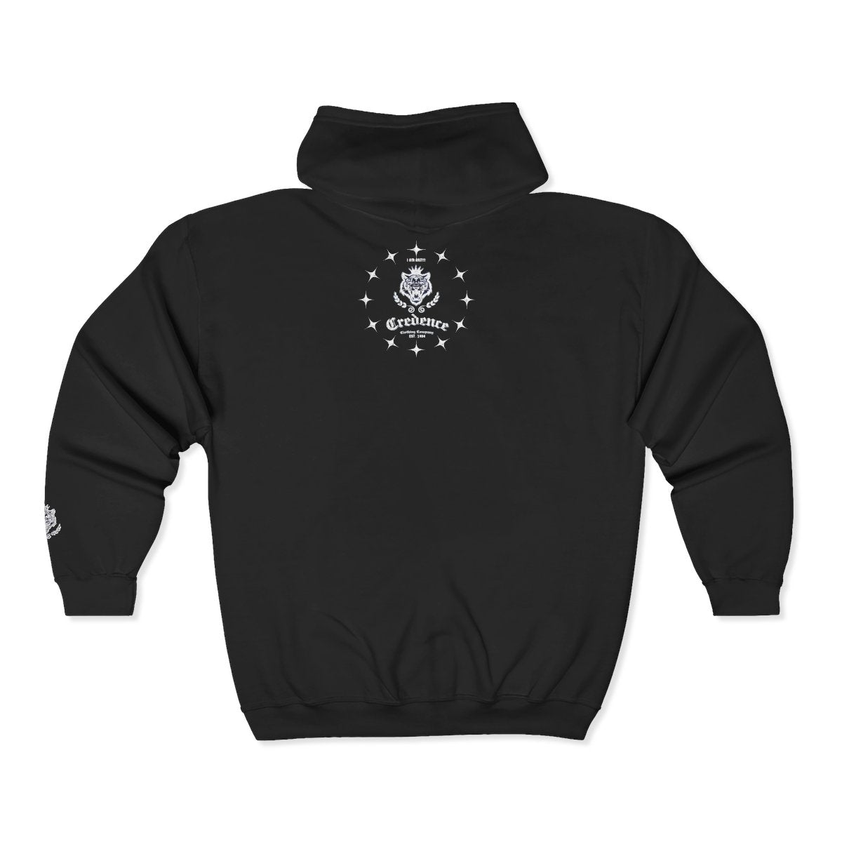 Credence Star zip up hoodie embroidered