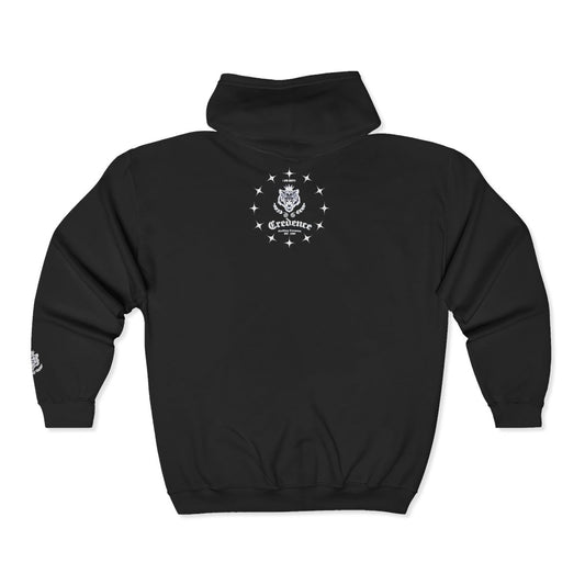 Credence Star zip up hoodie embroidered