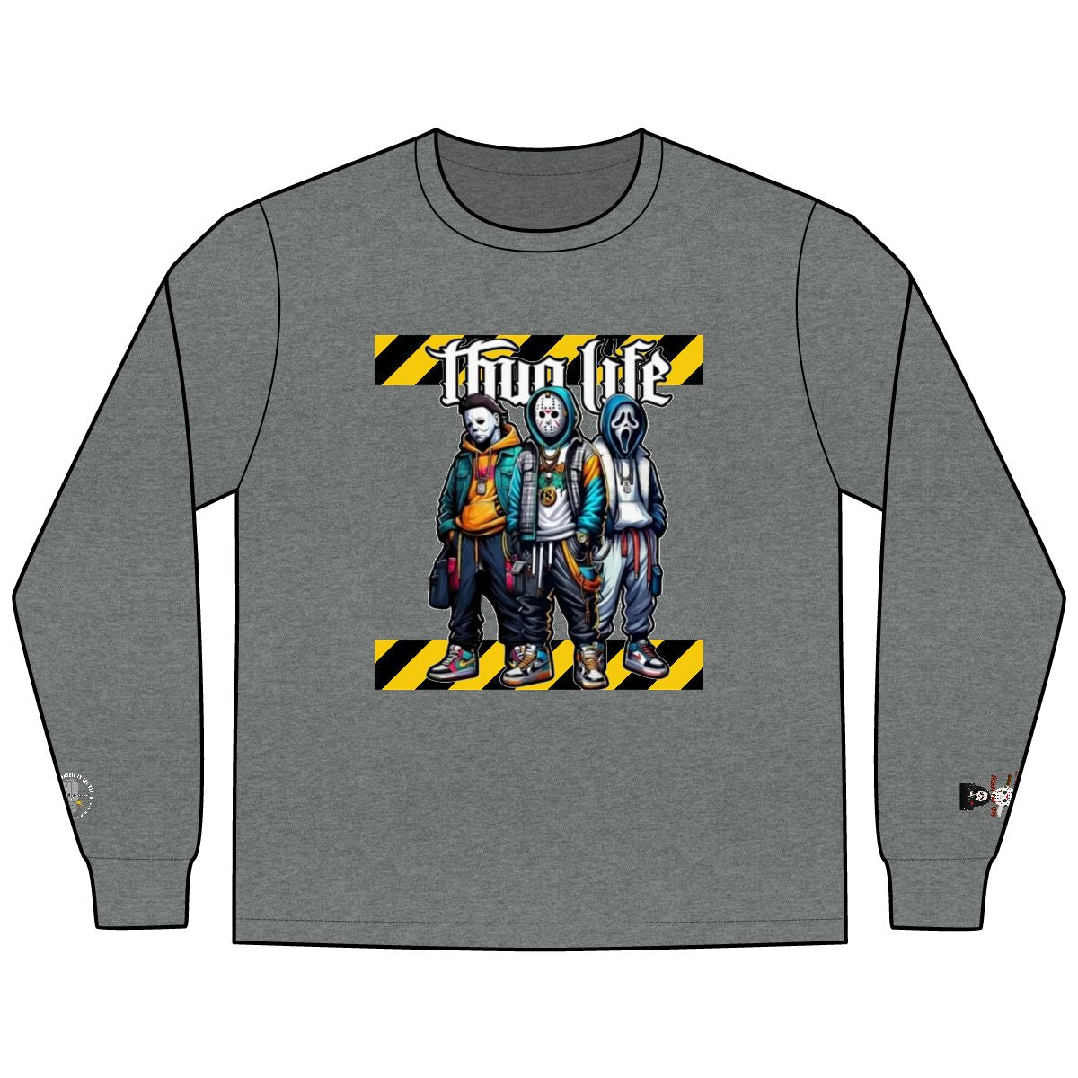 Thug Life Halloween Long sleeve T shirts