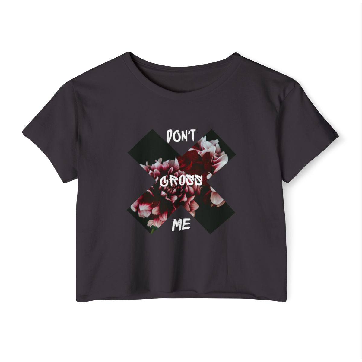 Don’t Cross Me crop shirt