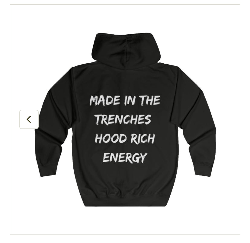 Hood Rich Zip up Hoodie