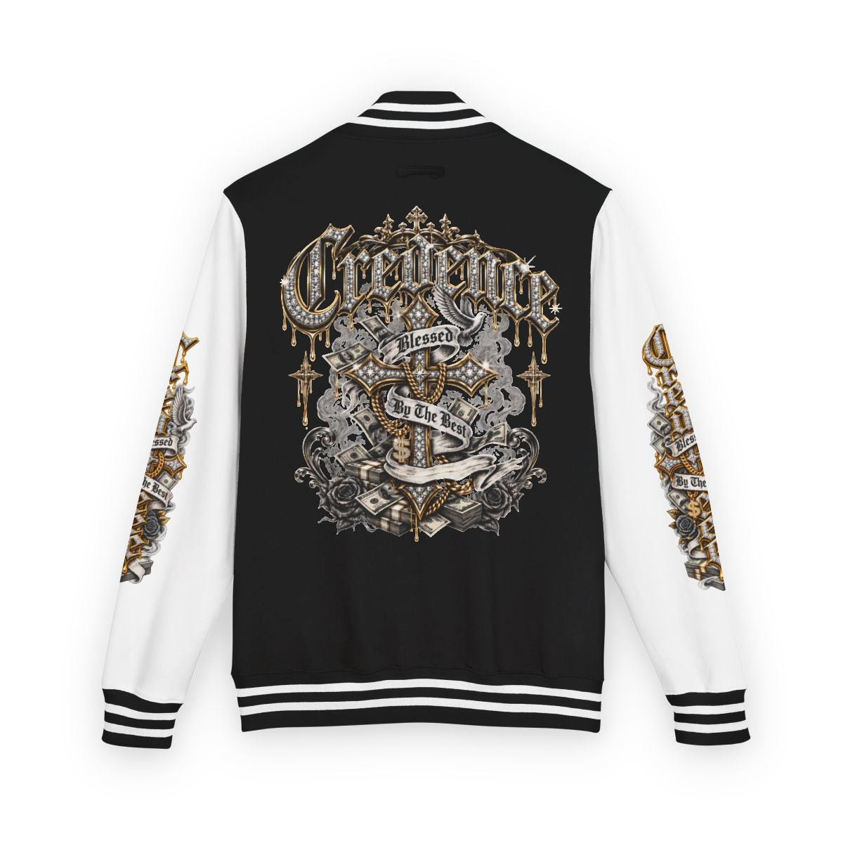 Credence heavyweight Letterman jacket ￼