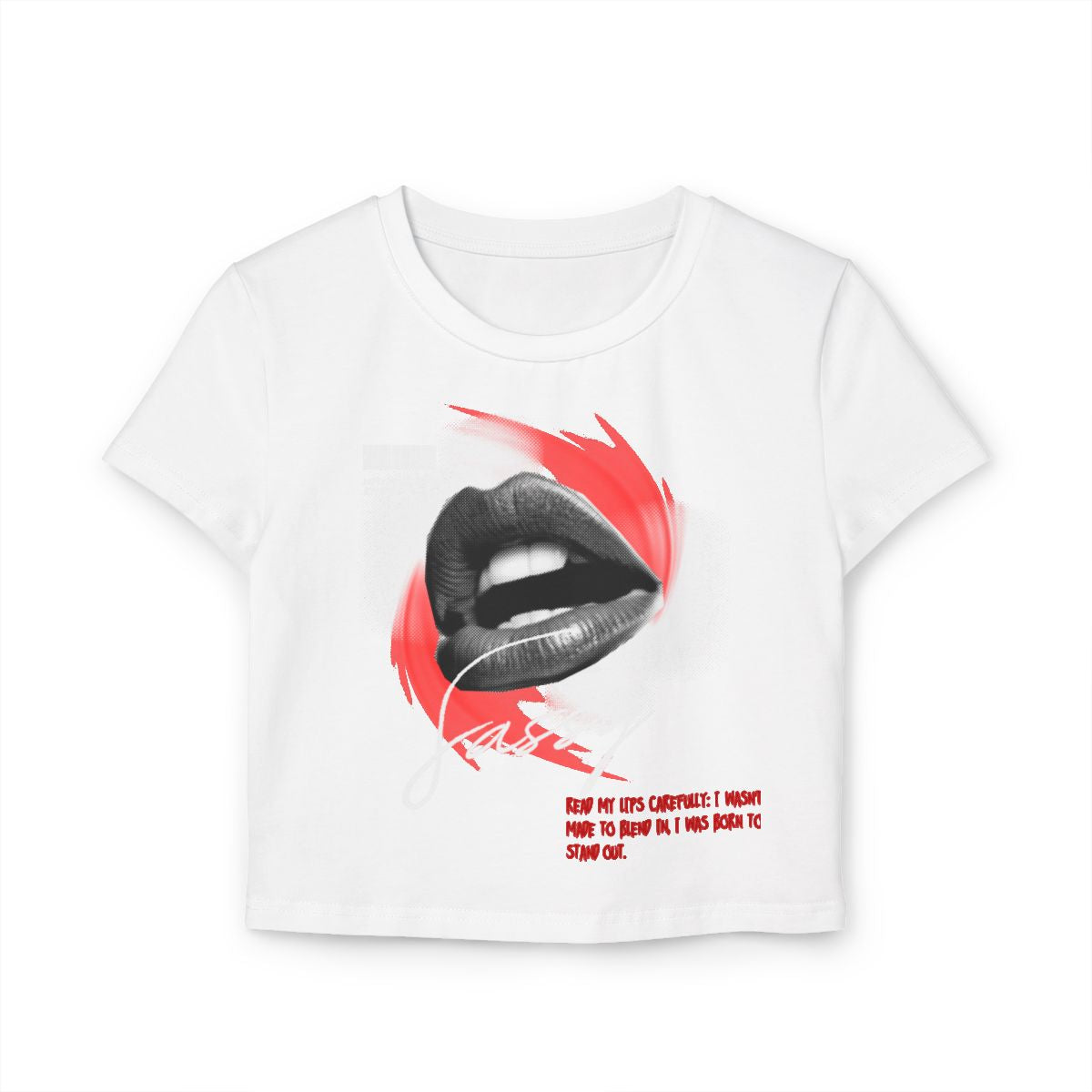 Sassy crop top baby tee