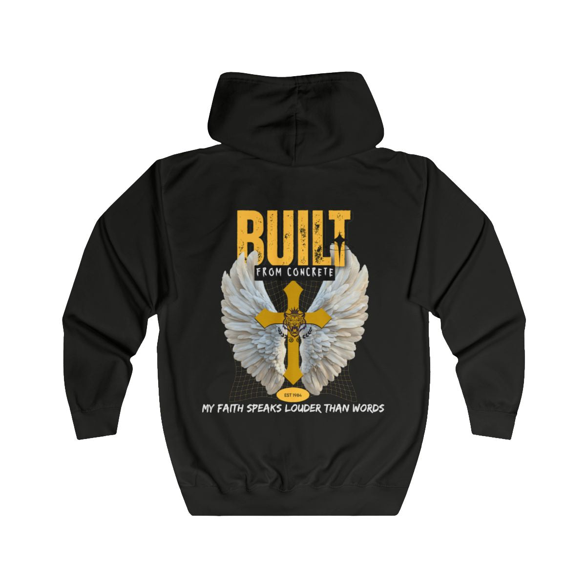 Built from concrete Zip up Hoodie